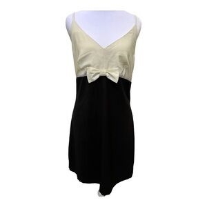 IN AWE Black and White Dress with pretty BOW!